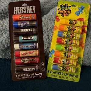 Hershey and Sour Patch Kids Flavored Lip Balm Set